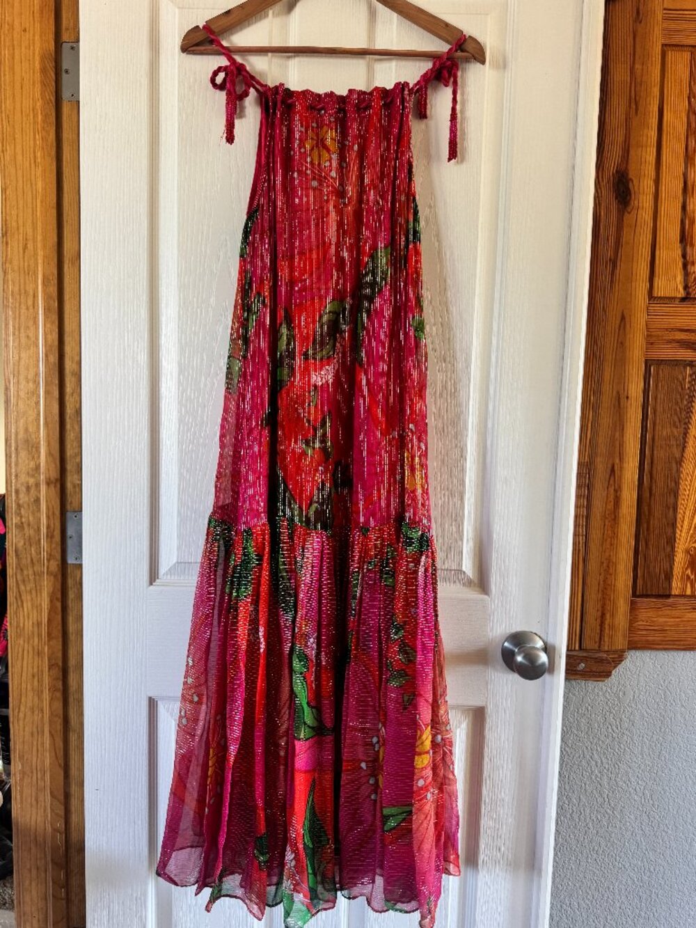 Farm Rio Pietra Maxi Dress Size Small, EUC, Shimmer - Picture 1 of 14